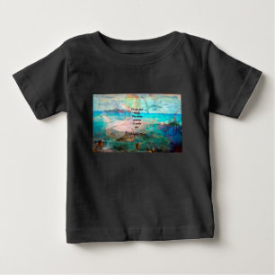 T-shirt Pour Bébé Citation De Rumi Inspiration Sur L'Univers