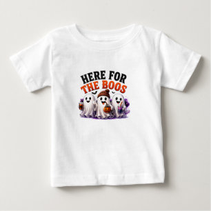 T-shirt Pour Bébé 🍻 Citation drôle de fantôme pour Halloween 👻