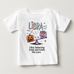 T-shirt Pour Bébé Citation drôle de Halloween Libra Zodiac