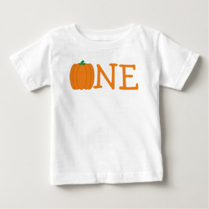 T-shirt Pour Bébé Citrouille 1er anniversaire