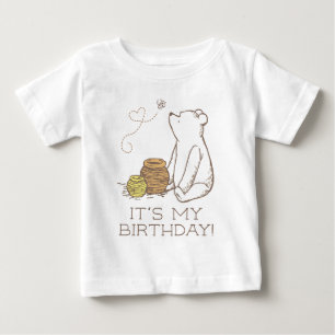 T-shirt Pour Bébé Classic Winnie l'Ooh C'est mon anniversaire