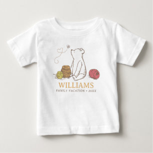 T-shirt Pour Bébé Classic Winnie l'Ooh Vacances en famille