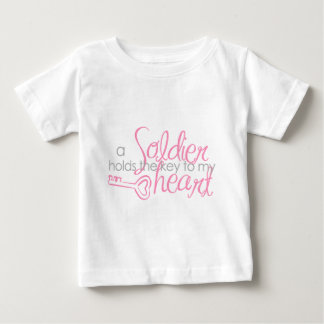 T-shirt Pour Bébé Clé de mon coeur