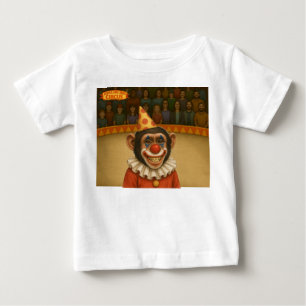 T-shirt Pour Bébé Clown chimpanzé Chester
