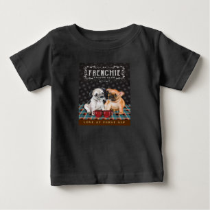 T-shirt Pour Bébé Club de café Bulldog