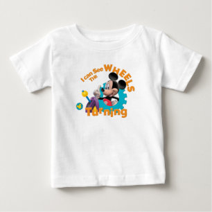 T-shirt Pour Bébé Clubhouse Mickey Mouse   Tournage des roues