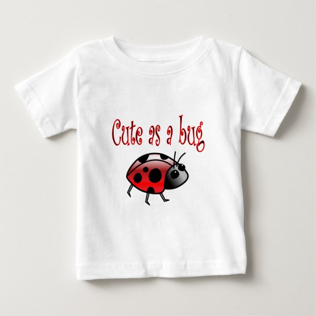 T-shirt Pour Bébé Coccinelle mignonne (Devant)