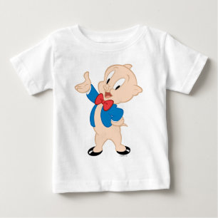 T-shirt Pour Bébé Cochon de porc Pose classique