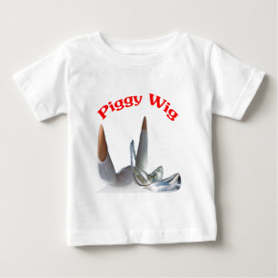 T-shirt Pour Bébé Cochon Wig