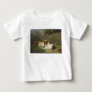 T-shirt Pour Bébé Cochons de Guinée (par George Morland)