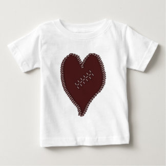 T-shirt Pour Bébé Coeur du football
