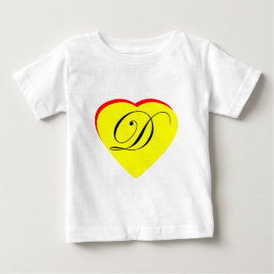 T-shirt Pour Bébé Coeur Jaune Rouge D Faire-part de mariage Le MUSÉE