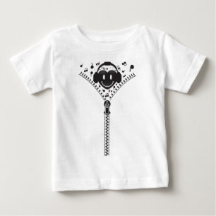 T-shirt Pour Bébé Coeur_Zipper