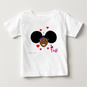 T-shirt Pour Bébé Coeurs d'amour de Fino