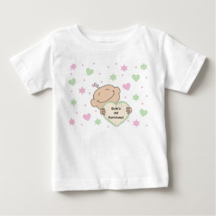 T-shirt Pour Bébé Coeurs et étoiles du bébé de Pâque