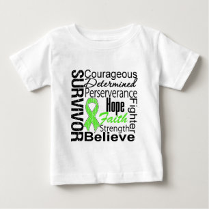 T-shirt Pour Bébé Collage de survivant de lymphome