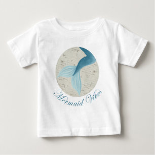 T-shirt Pour Bébé Collection de sirènes peintes