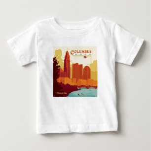 T-shirt Pour Bébé Columbus Ohio   Arch City