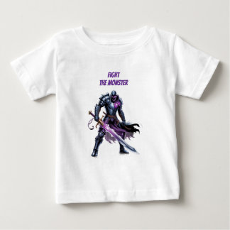 T-shirt Pour Bébé Combattre le monstre
