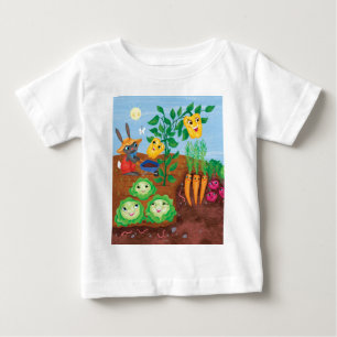 T-shirt Pour Bébé Compte-Jardin de temps