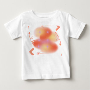 T-shirt Pour Bébé Conception Abstraite de l'Étoile Radiante