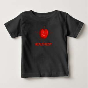 T-shirt Pour Bébé Conception Apple la plus saine