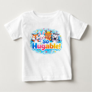 T-shirt Pour Bébé Conception d'animaux de plage mignons