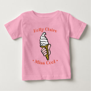 T-shirt Pour Bébé Conception de cônes de crème glacée pour personnal