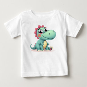 T-shirt Pour Bébé Conception de dinosaure amusante et ludique pour g