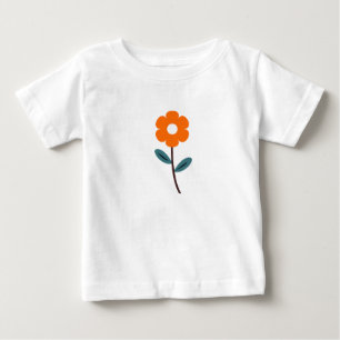 T-shirt Pour Bébé conception de fleurs de bébé