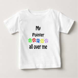 T-shirt Pour Bébé Conception de marches de pointeur