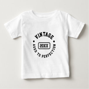 T-shirt Pour Bébé Conception d'une année personnalisée vintage - Vie