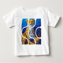 Conception faune mère et petit guépard