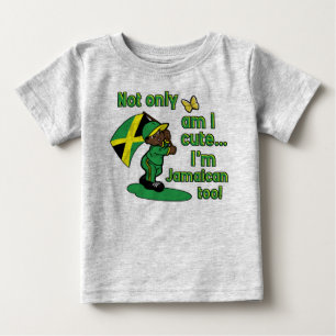 T-shirt Pour Bébé Conception jamaïcaine de bébé