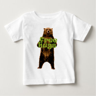 T-shirt Pour Bébé conception libre mignonne et câline d'ours