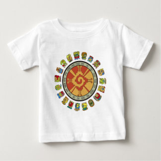 T-shirt Pour Bébé Conception maya de calendrier