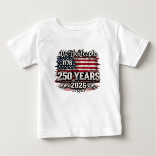 T-shirt Pour Bébé Conception pour le 250e anniversaire de « Nous, le