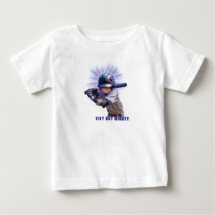 T-shirt Pour Bébé Conception pour un joueur de baseball petit mais p