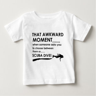 T-shirt Pour Bébé Conceptions fraîches de plongée à l'air