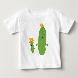 T-shirt Pour Bébé Concombre mignon, Concombre bébé T-shirt bébé