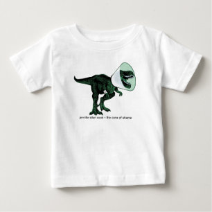 T-shirt Pour Bébé Cône de T-Rex du bébé T de la honte 2