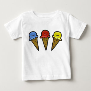 T-shirt Pour Bébé Cônes de crème glacée no 4