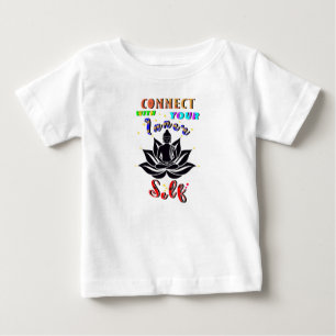 T-shirt Pour Bébé Connectez-vous avec votre moi intérieur