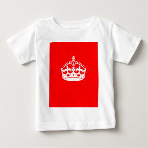 T-shirt Pour Bébé CONSERVEZ LE SYMBOLE DE LA COURONNE CALME sur le f