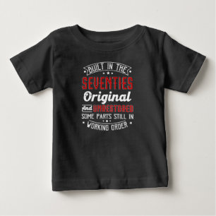 T-shirt Pour Bébé Construit Dans Le les années 70 Original Et Non Re