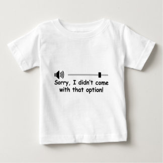 T-shirt Pour Bébé Contrôle du volume