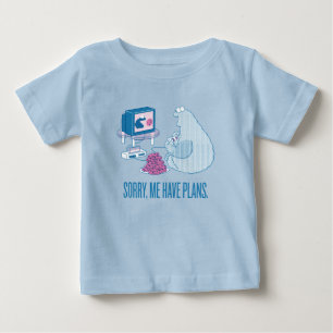 T-shirt Pour Bébé Cookie Monster Désolé, J'Ai Des Plans