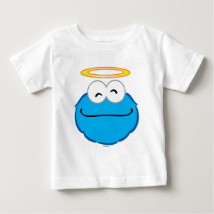 T-shirt Pour Bébé Cookie Souriant visage avec Halo