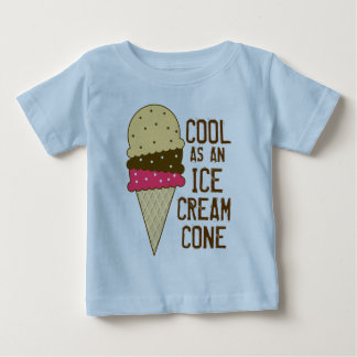 T-shirt Pour Bébé Cool comme cornet de crème glacée