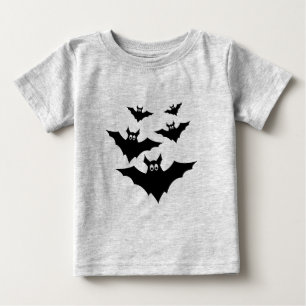 T-shirt Pour Bébé Cool mignonne chauves-souris d'Halloween Baby Shir